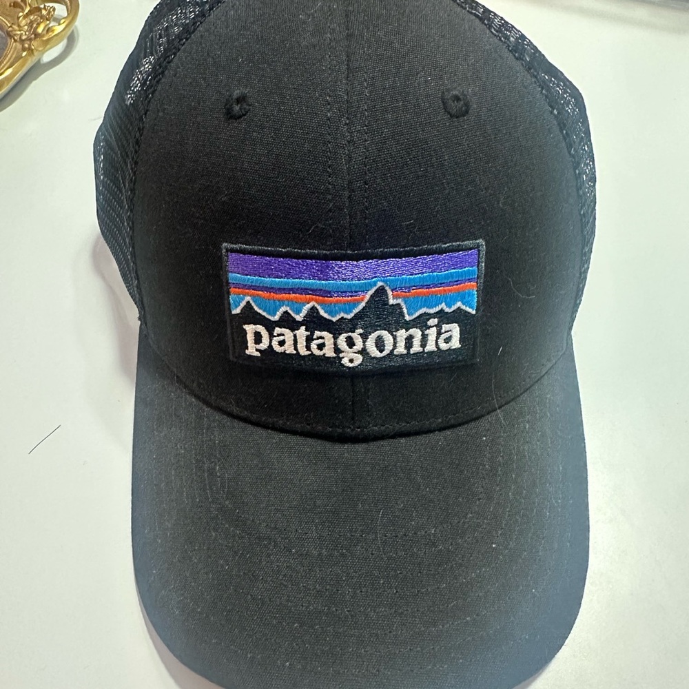 Patagonia Black Cap with Logo Patch